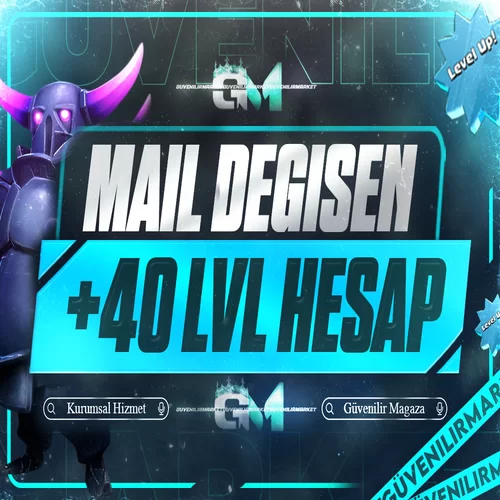 Clash Royale +40 Level Hesap Mail Değişen
